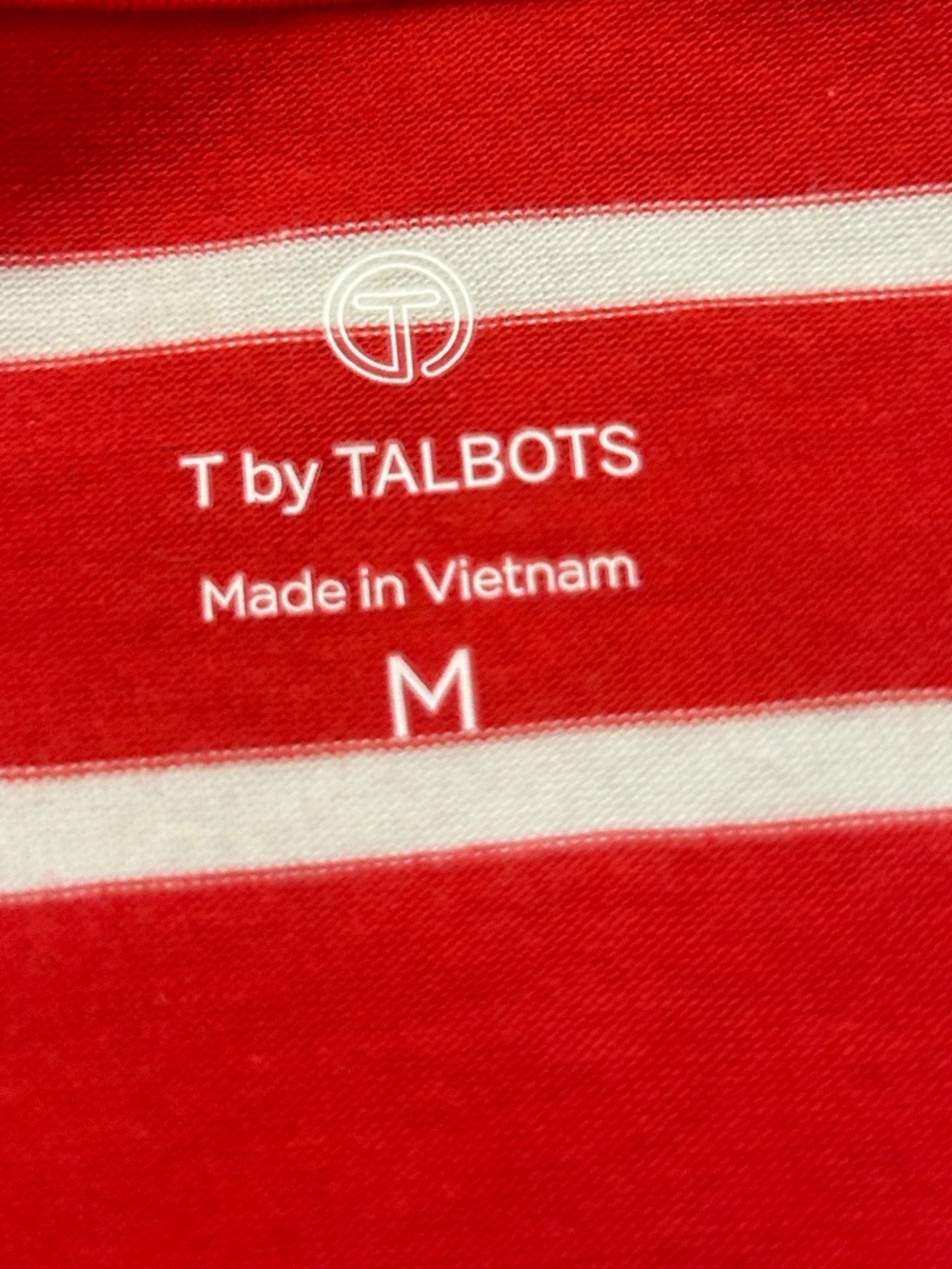Talbots Short Sleeve Tee, Size M - Picture 3 of 5